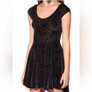 Blackmilk Burned Velvet Evil Cheerleader Dress - Discontinued